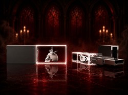 01_Totenschädel mit Schmetterling - USB-Stick, LED weiß, 64 GB_HG_80